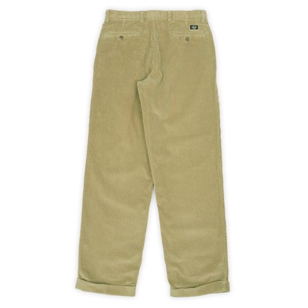 画像2: 90's DOCKERS 2タック 太畝コーデュロイトラウザー "BEIGE / W32 L32" (2)
