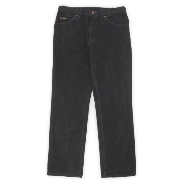 画像1: 90's Lee 200-8906 ブラックデニムパンツ “MADE IN USA / W34 L30” (1)