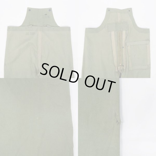 画像7: 50's US.NAVY ウェットウェザー オーバーオール (7)