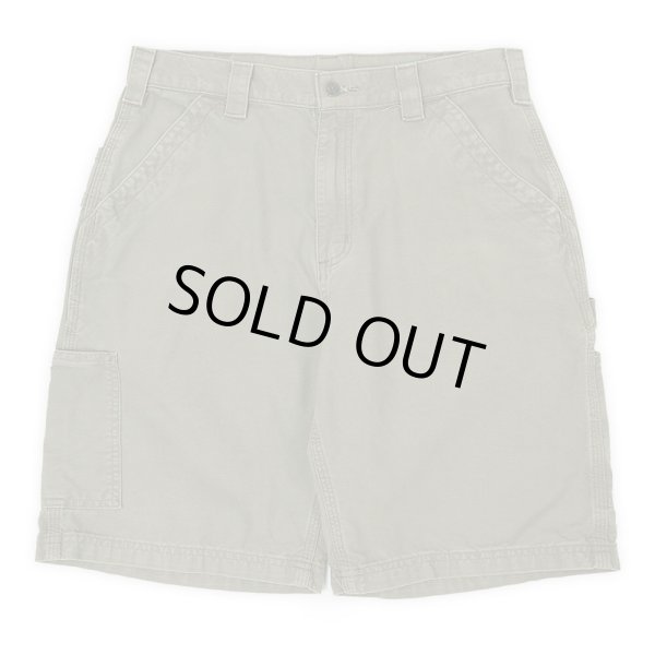 画像2: 00s Carhartt ダック ペインターショーツ “LIGHT BROWN” (2)