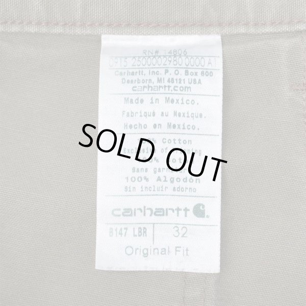 画像3: 00s Carhartt ダック ペインターショーツ “LIGHT BROWN” (3)