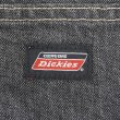 画像3: 00's Dickies 先染めブラックデニム ペインターショーツ "W32" (3)