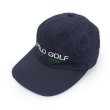 画像1: 90's Polo Ralph Lauren 6パネルキャップ  “POLO GOLF / NAVY” (1)