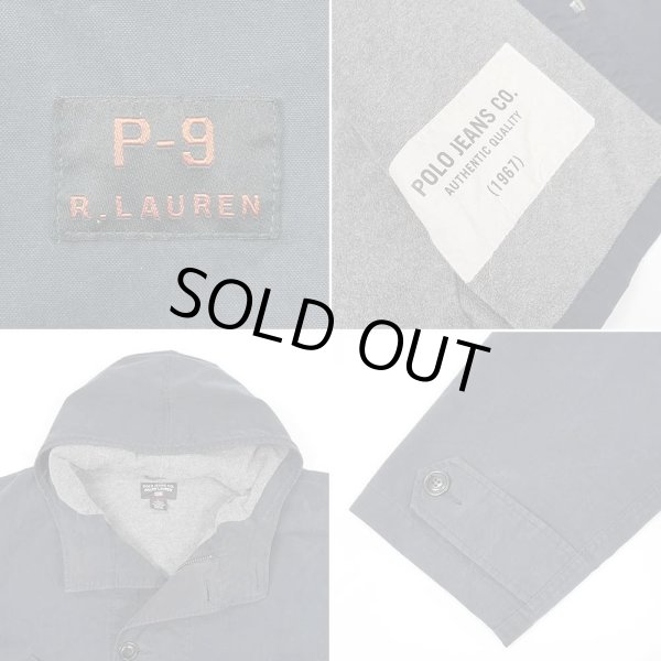 画像3: 90's POLO JEANS M-47 type フーデッドコート (3)