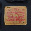 画像2: 00's Levi's ブラックデニムジャケット (2)