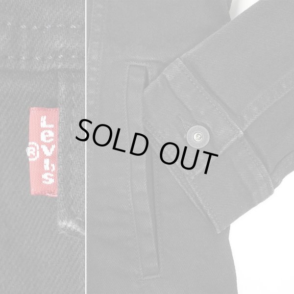 画像4: 00's Levi's ブラックデニムジャケット (4)
