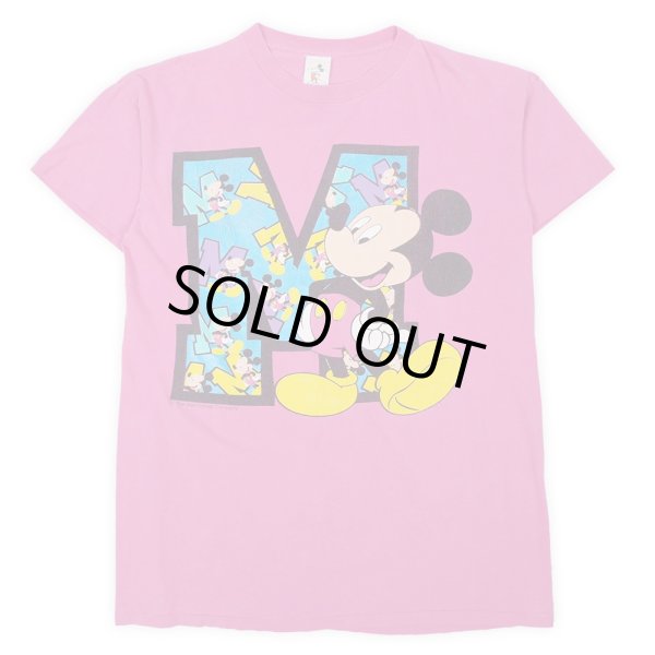 90's Disney 両面プリントTシャツ “Mickey & Minnie / MADE IN USA”