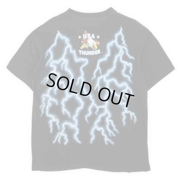 画像2: 90's AMERICAN THUNDER オーバープリントTシャツ (2)