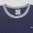 画像3: 90-00's NIKE ロゴ刺繍 トリムTシャツ "MADE IN USA" (3)