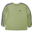 画像1: 90's adidas ロゴ刺繍 L/S Tシャツ "Olive" (1)