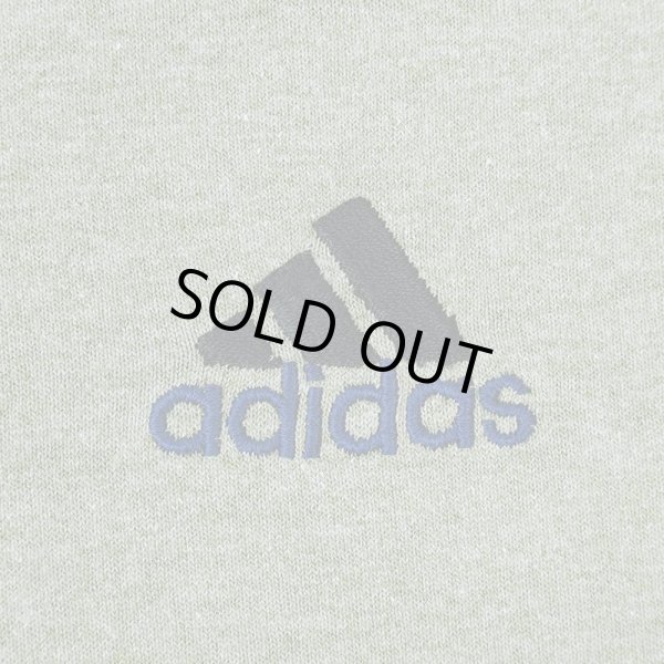 画像3: 90's adidas ロゴ刺繍 L/S Tシャツ "Olive" (3)