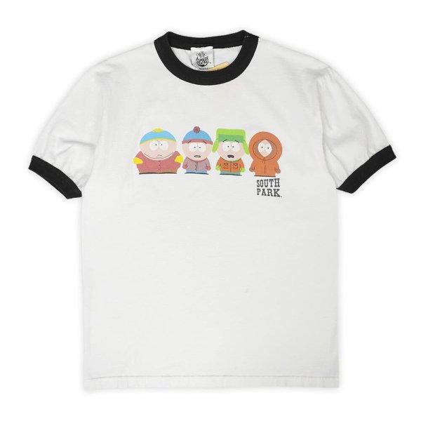 画像1: 00's SOUTH PARK リンガーTシャツ (1)