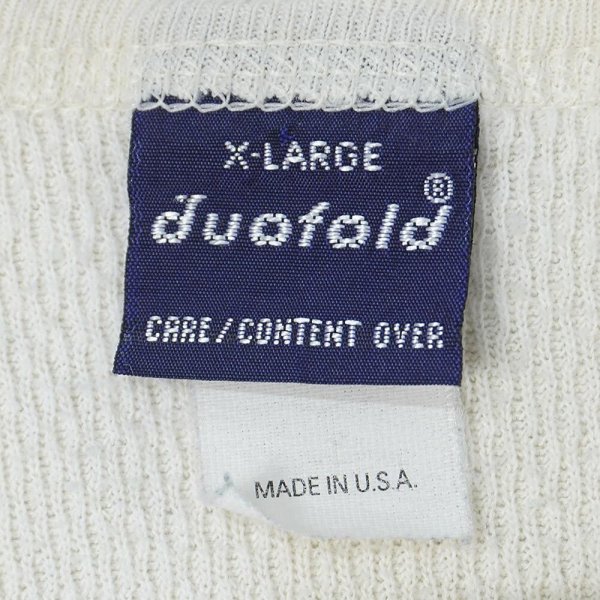画像2: 90's duofold ヘンリーネックサーマル "MADE IN USA" (2)