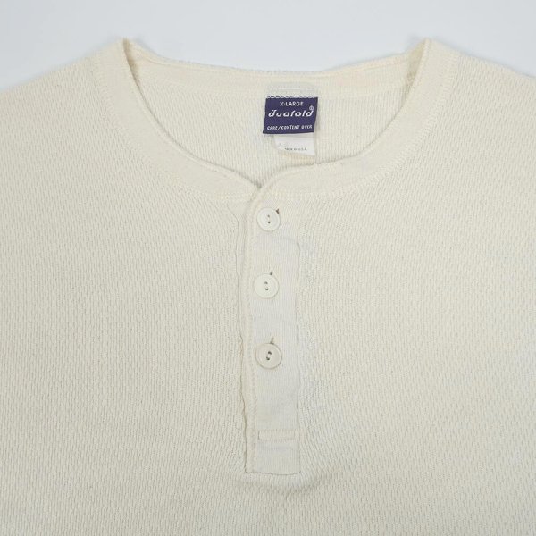 画像3: 90's duofold ヘンリーネックサーマル "MADE IN USA" (3)