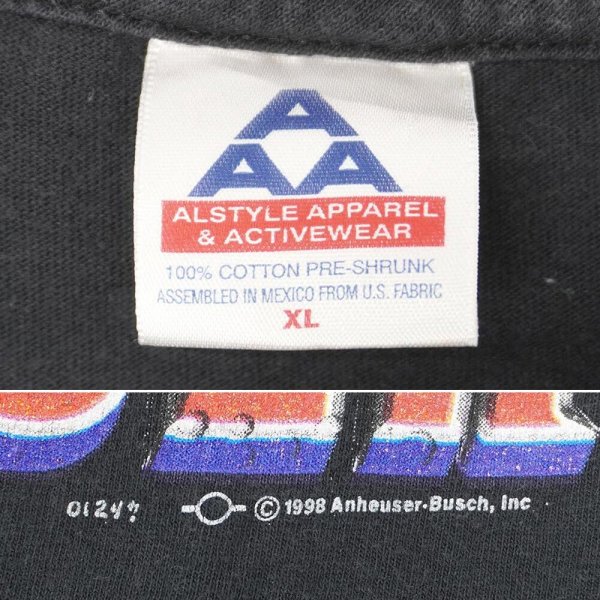 画像3: Late 90's Budweiser プリントTシャツ "Cut Off Custom" (3)