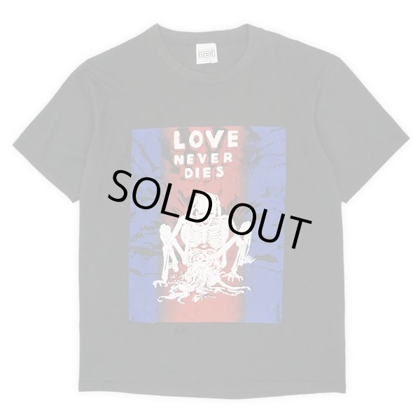 画像1: 90's LOVE NEVER DIES 発泡プリントTシャツ "MADE IN USA" (1)