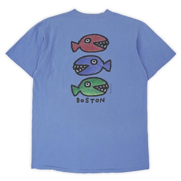 画像2: 90's BOSTON スーベニアTシャツ "BIG HED Designs / ONEITA Body" (2)