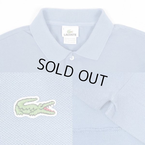 画像3: 00's LACOSTE ポロシャツ "DESIGNED IN FRANCE / BLUE GRAY" (3)