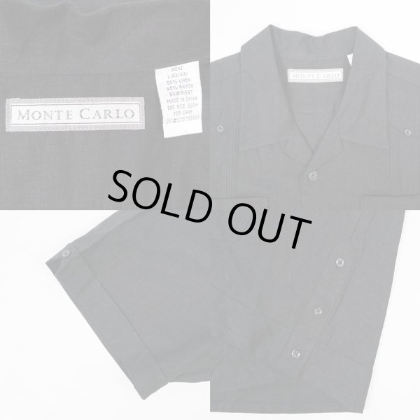 画像3: 90's MONTE CARLO キューバシャツ “BLACK” (3)