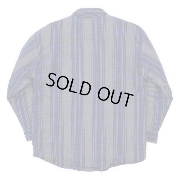 画像2: 90's BASIC EDITIONS キルティングライナー ネルシャツ (2)