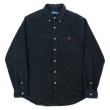 画像1: 00's Polo Ralph Lauren コーデュロイ ボタンダウンシャツ ”BLACK” (1)