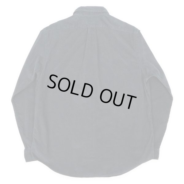 画像2: 00's Polo Ralph Lauren コーデュロイ ボタンダウンシャツ ”BLACK” (2)