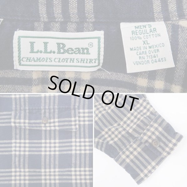 画像3: 90's L.L.Bean シャモアクロス ワークシャツ (3)