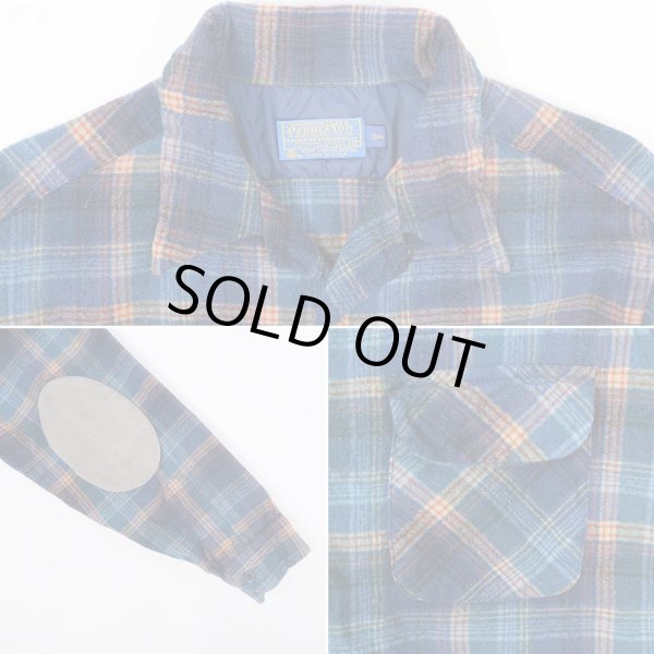画像4: 70's Pendleton オープンカラー ウールシャツ "MADE IN USA" (4)