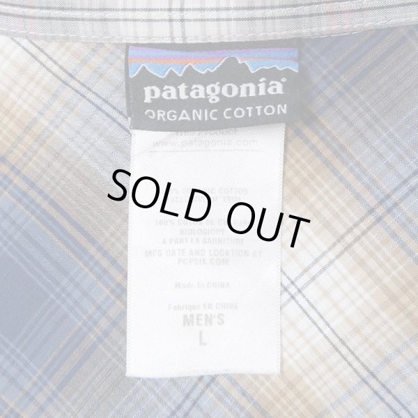画像2: 00's Patagonia オンブレチェック柄 ウエスタンシャツ (2)