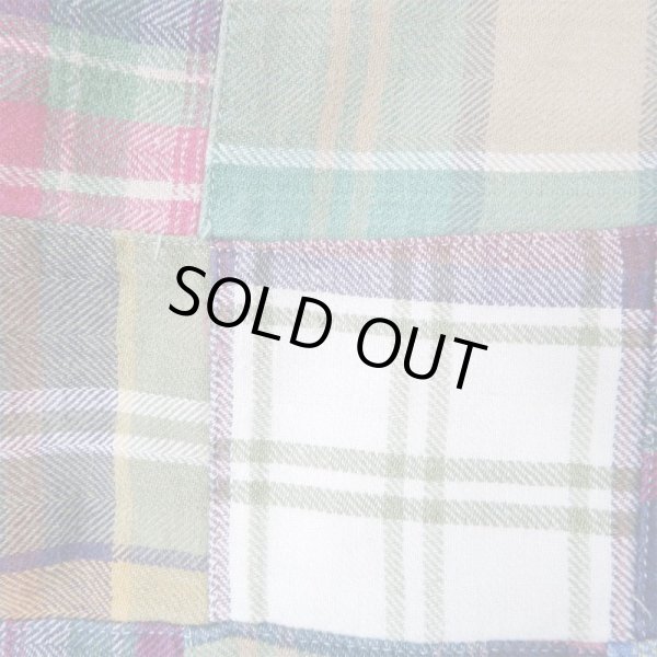 画像5: 90's ORVIS パッチワーク ボタンダウンシャツ (5)