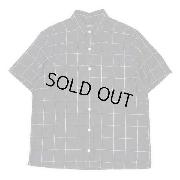 画像1: 00's ORVIS S/S レギュラーカラー リネンシャツ "BLACK BASE" (1)