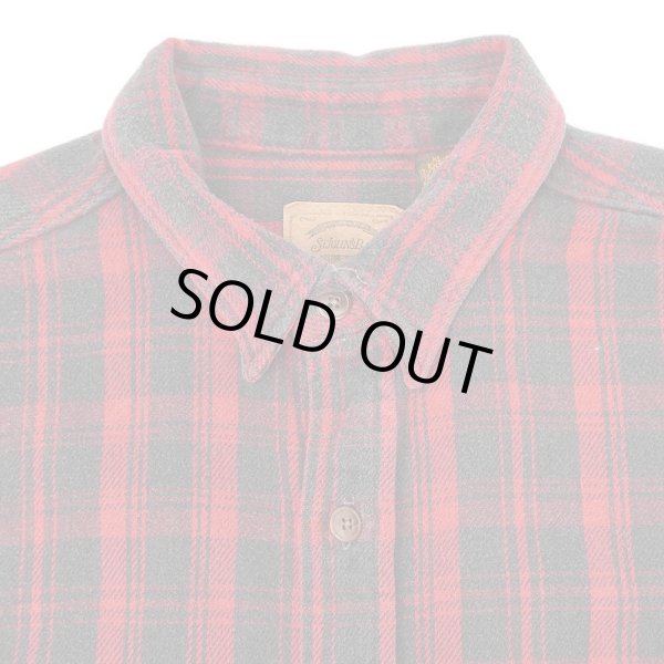 画像3: Late 90's ST JHON'S BAY ヘビーネルシャツ "Black×Red Plaid" (3)