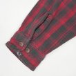 画像4: Late 90's ST JHON'S BAY ヘビーネルシャツ "Black×Red Plaid" (4)