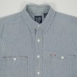 画像3: 90's OLD GAP ピンチェック柄 コットンワークシャツ (3)