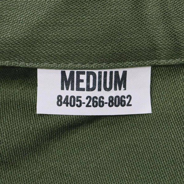 画像2: Early 60's US.ARMY コットンサテン ユーティリティーシャツ "1st後期 / DEADSTOCK" (2)