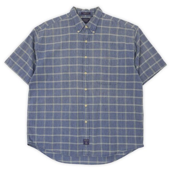 画像1: 90's AMERICAN KHAKI'S by VAN HEUSEN S/S ボタンダウンシャツ "THE BIG SHIRT" (1)