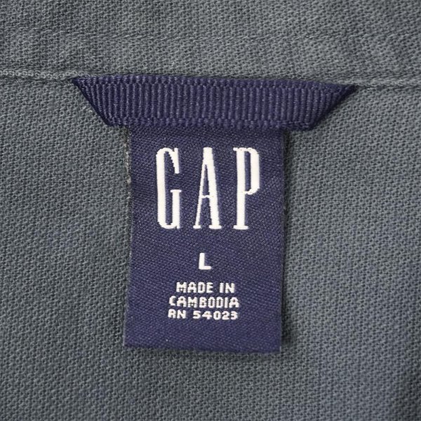 画像2: Early 00's OLD GAP S/S オープンカラーシャツ (2)