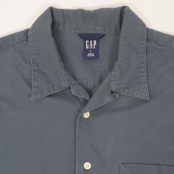 画像3: Early 00's OLD GAP S/S オープンカラーシャツ (3)