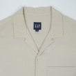 画像3: 00's GAP S/S オープンカラーシャツ "LINEN×RAYON" (3)