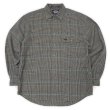 画像1: 90's DOCKERS フランネルシャツ "MADE IN USA / Black Plaid" (1)