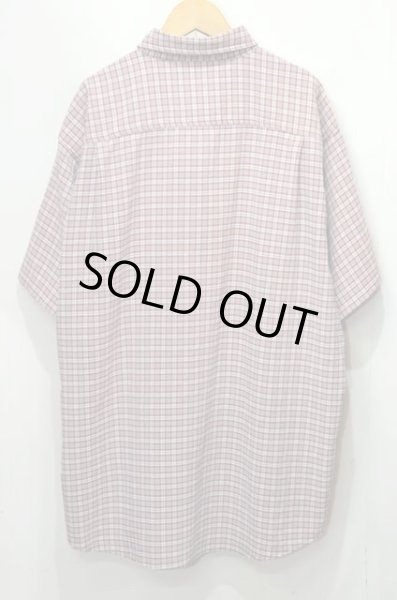 画像2: 90's EMS S/S シアサッカーシャツ (2)