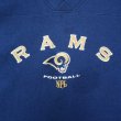 画像2: 90-00's Los Angels Rams Vネックスウェット (2)