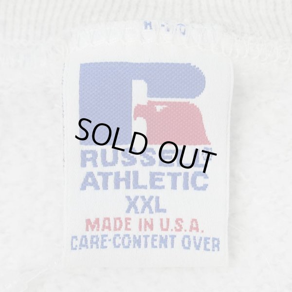 画像2: 90's RUSSELL カレッジプリント スウェット "MADE IN USA / PRINCETON" (2)