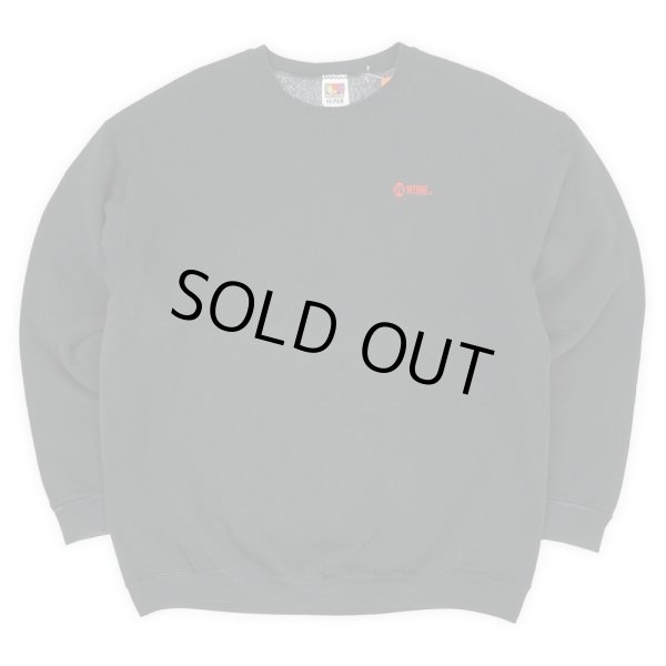 画像1: 00's SHOWTIME ロゴ刺繍 スウェット "BLACK" (1)