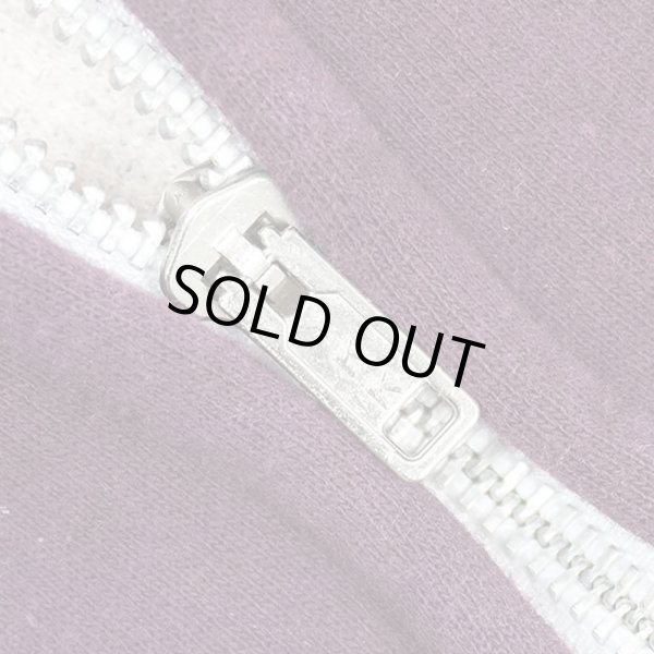 画像3: 80's BIG YANK 裏サーマル フルジップ スウェットパーカー "Burgundy / MADE IN ROMANIA" (3)