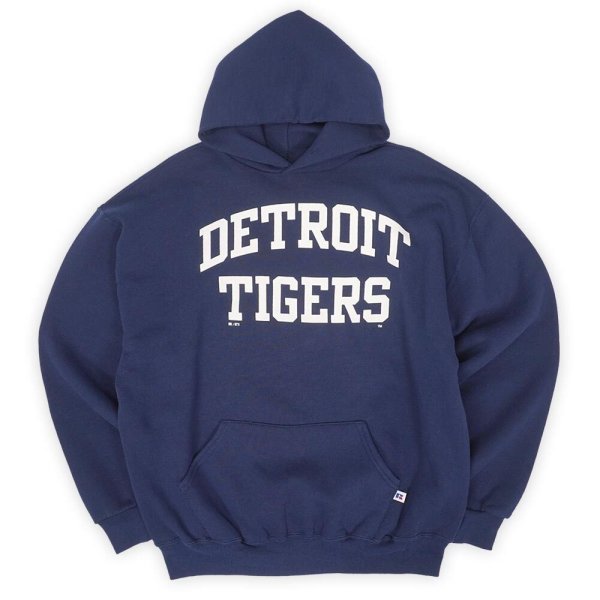 画像1: 90-00's DETROIT TIGERS スウェット パーカー "RUSSELL Body" (1)