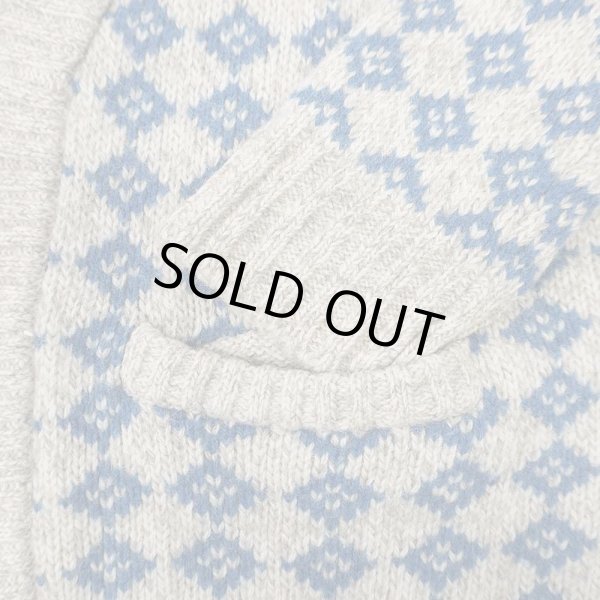 画像4: 90's Eddie Bauer ショールカラーカーディガン "黒タグ" (4)