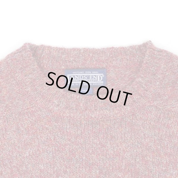 画像3: 90's LANDS' END シェットランドウールニット "MADE IN UK" (3)