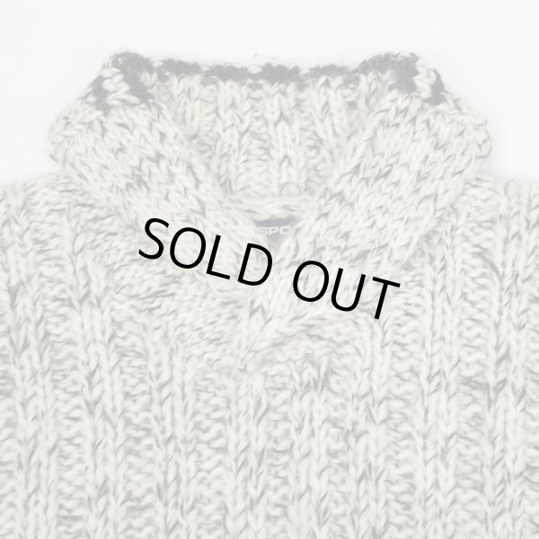 画像3: 90's POLO SPORT ショールカラーウールニット “HAND KNIT” (3)