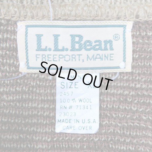 画像3: 80's L.L.Bean エルエルビーン ダックハンターカモ柄 ウールニット “MADE IN USA” (3)